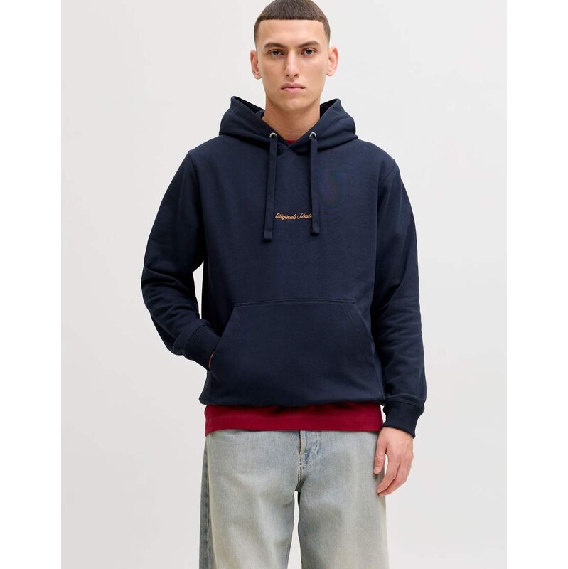 Jack & Jones Hoodie in sky captain-Grey