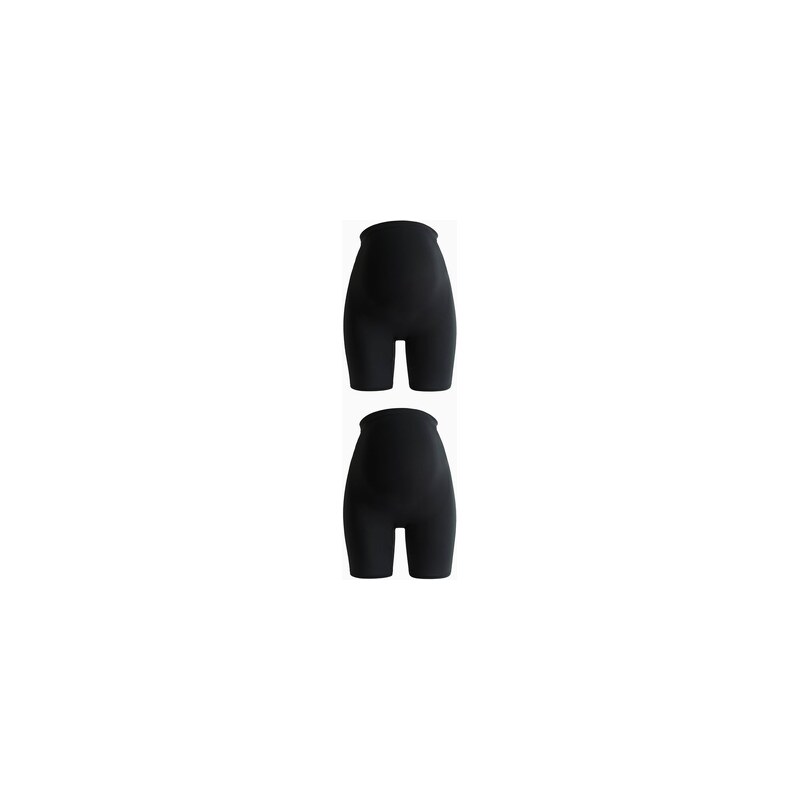 H&M - MAMA 2-pack Super Stretch Biker shorts - Černá