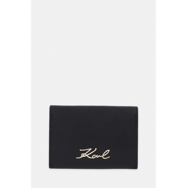 Karl Lagerfeld pouzdro na karty dámské kožené K/SIGNATURE