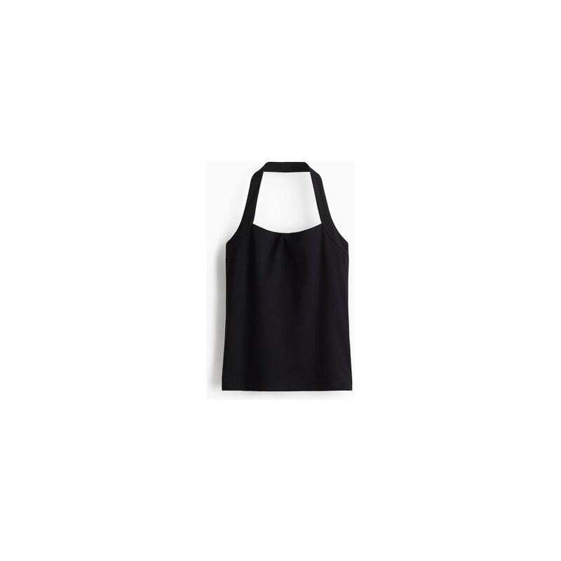 H&M - Top halterneck - Černá