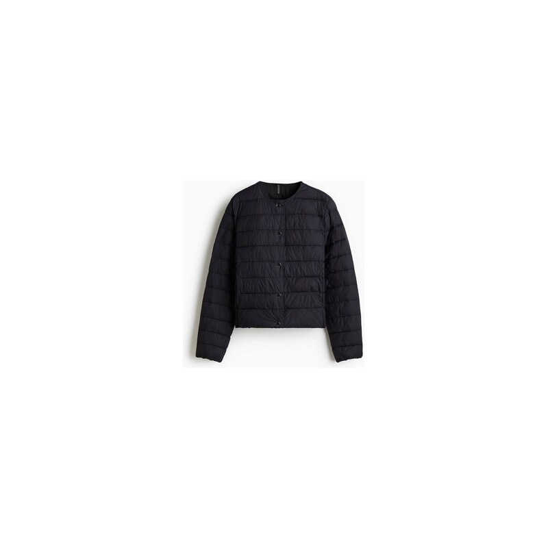 H&M - Prošívaná bunda - Černá