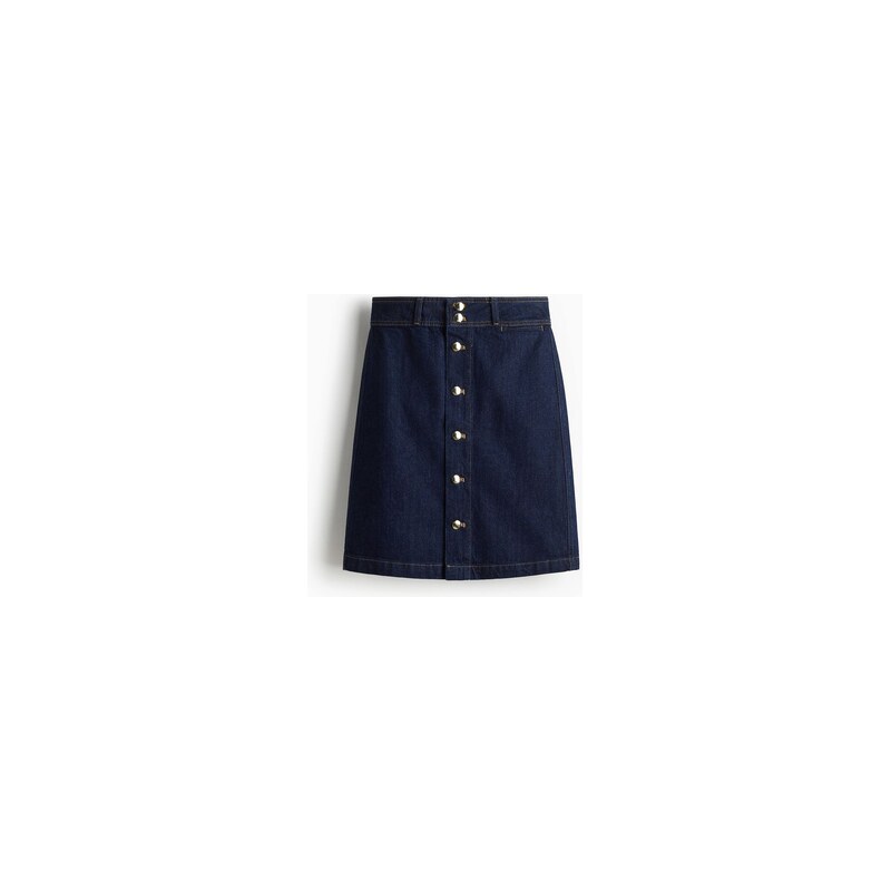 H&M - Džínová sukně - Tmavý Denim Blue