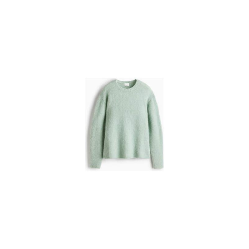 H&M - Svetr z mohérové směsi - Peprmintová