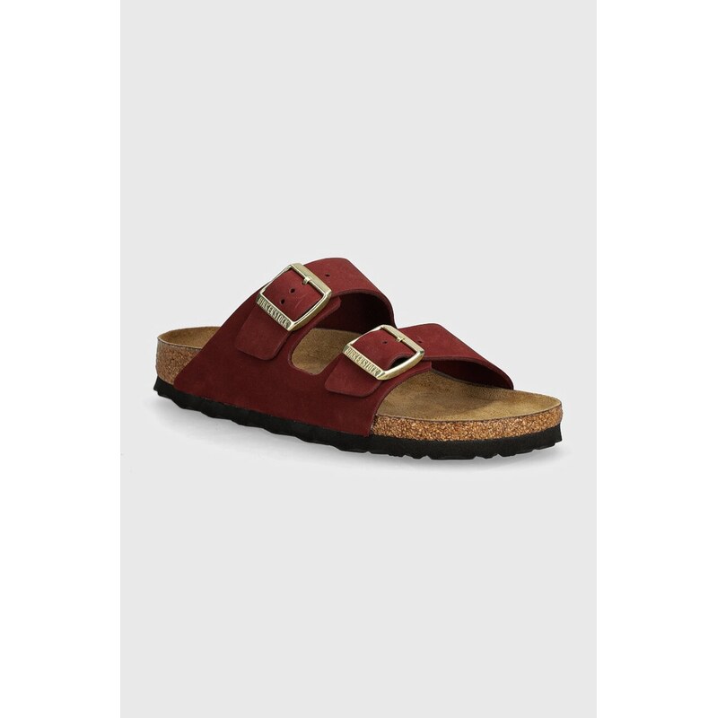 Birkenstock Nubukové pantofle Birkenstock Arizona SFB