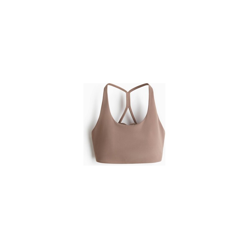 H&M - Sportovní podprsenka SculptMove Medium Support - Béžová