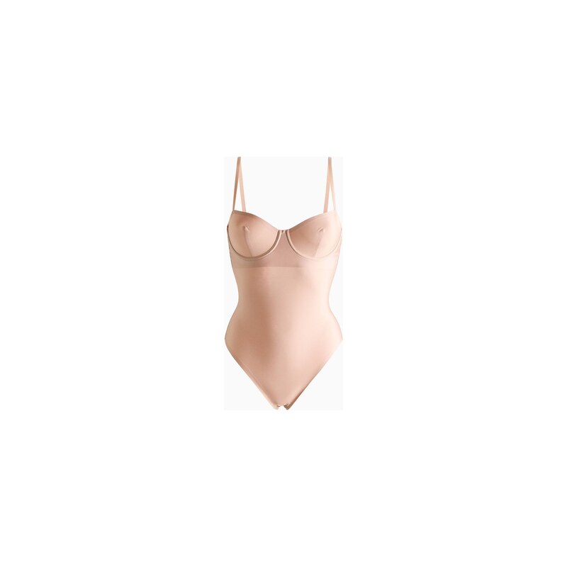 H&M - Body Light Shape z mikrovlákna - Béžová