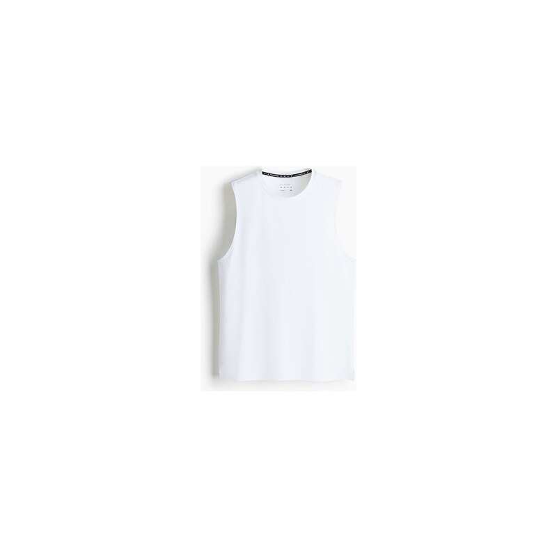 H&M - Sportovní tílko Regular Fit DryMove - Bílá