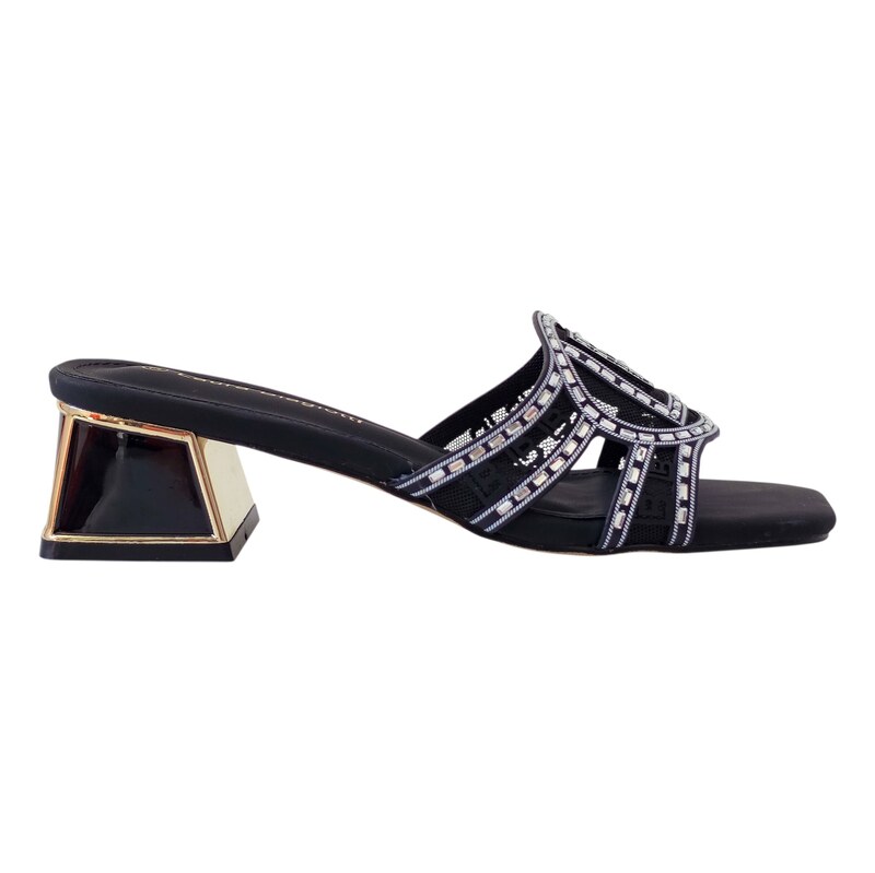 Černé sandály Laura Biagiotti OL Nubuk Black