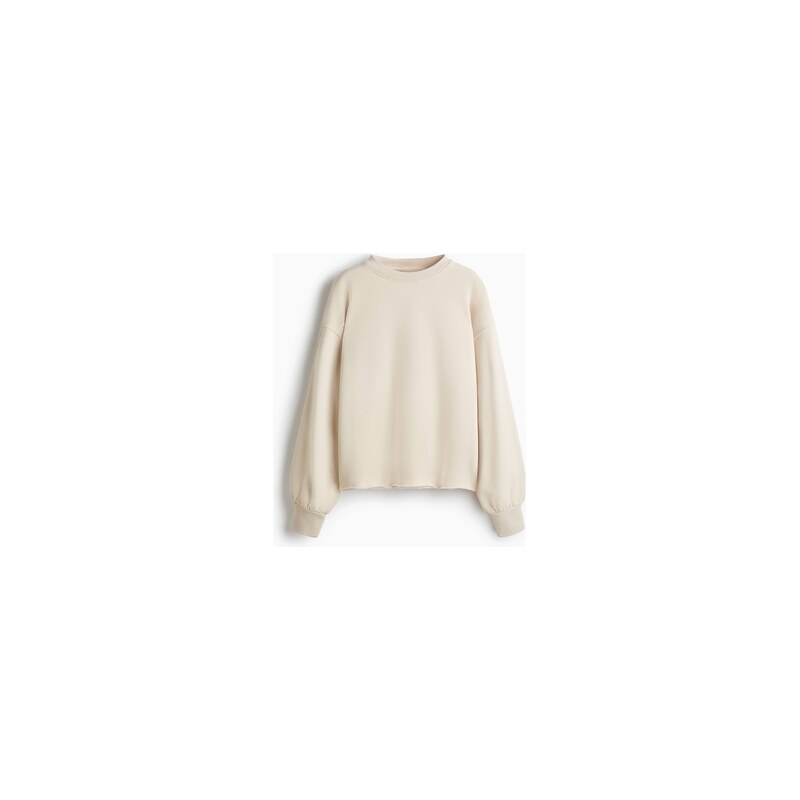 H&M - Mikinas efektem seprání - Světle Béžová