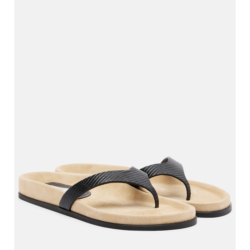 Toteme Leather thong sandals