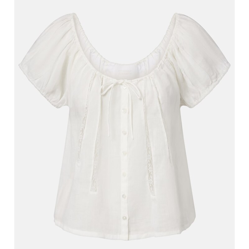 Citizens of Humanity Tatev lace-trimmed top