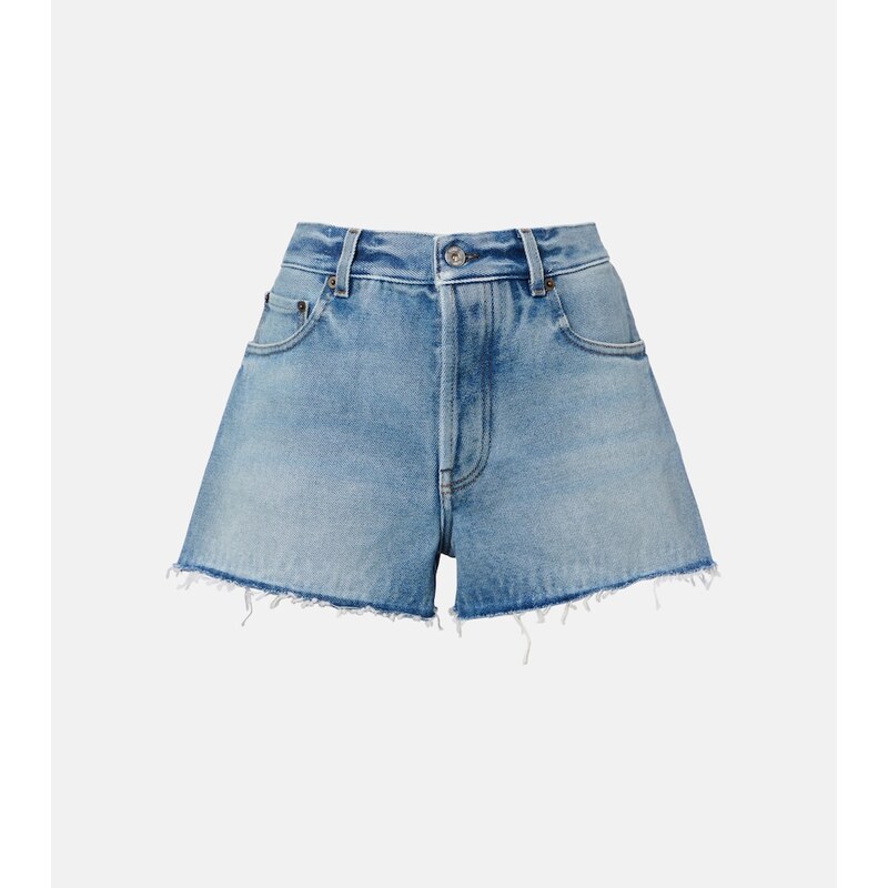 Miu Miu Frayed denim shorts