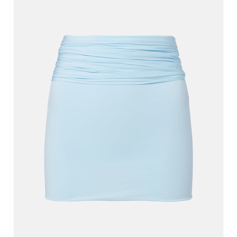 Wardrobe.NYC Ruched miniskirt