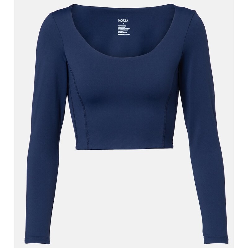 Norba Jersey crop top