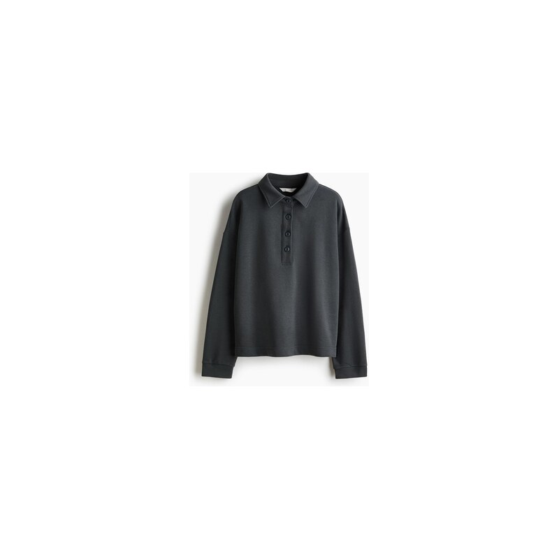 H&M - Mikinas límcem - Tmavě Šedá