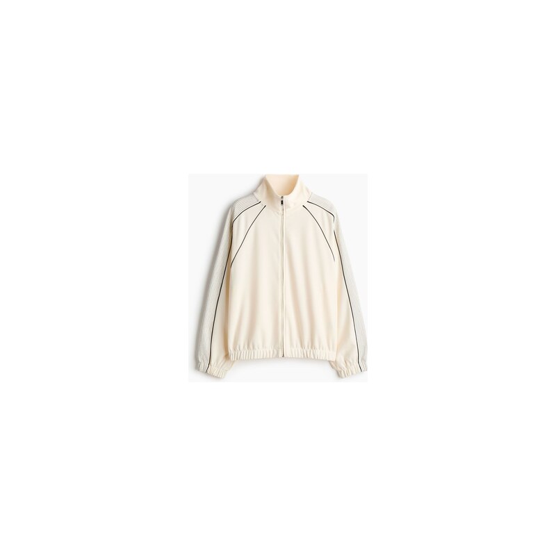 H&M - Sportovní bunda - Krémová