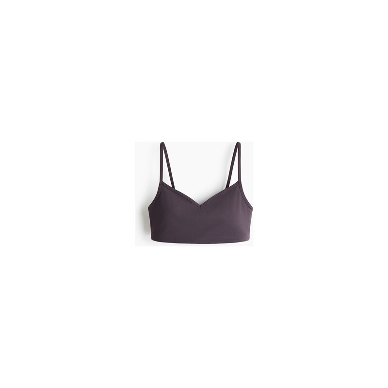 H&M - Sportovní podprsenka Medium Support SoftMove - Švestkově