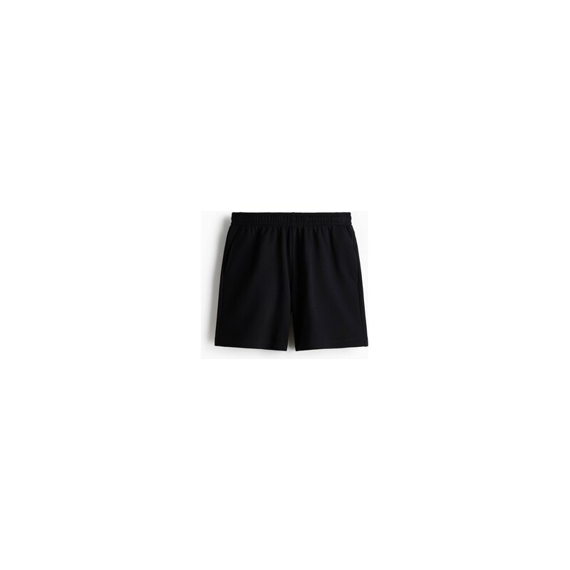 H&M - Teplákové šortky Regular Fit - Černá
