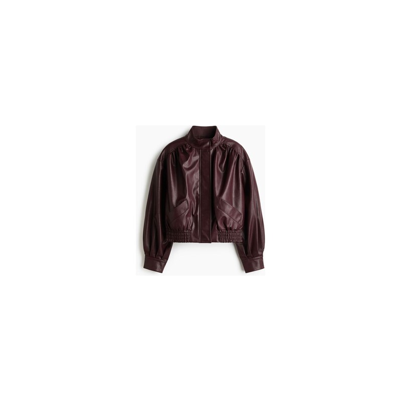 H&M - Bunda - Vínová