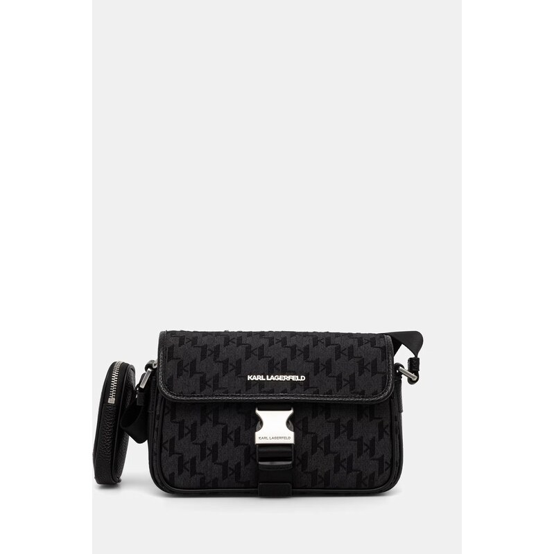 Karl Lagerfeld taštička pánská z imitace kůže K/MONOGRAM