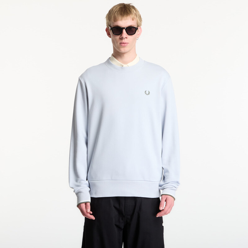 Mikina Fred Perry Crew Neck Sweatshirt Dusky Blue S