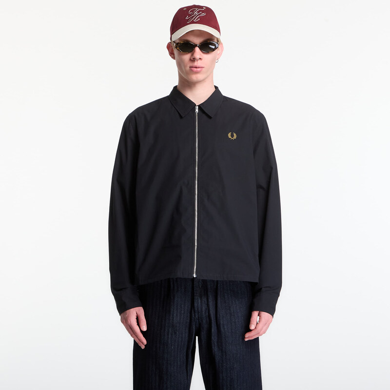 Bunda Fred Perry Poplin Overshirt Black M
