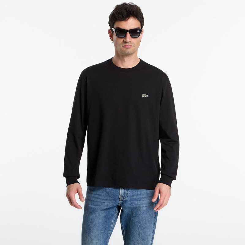 Tričko LACOSTE Tee-Shirt Black 4
