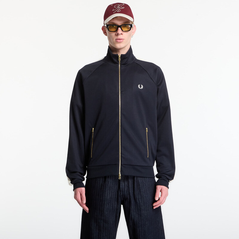 Mikina Fred Perry Cable Taped Track Jacket Navy XL