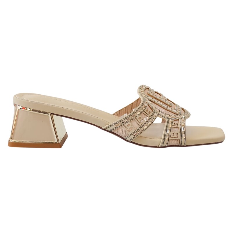 Béžové sandály Laura Biagiotti OL Nubuk Beige