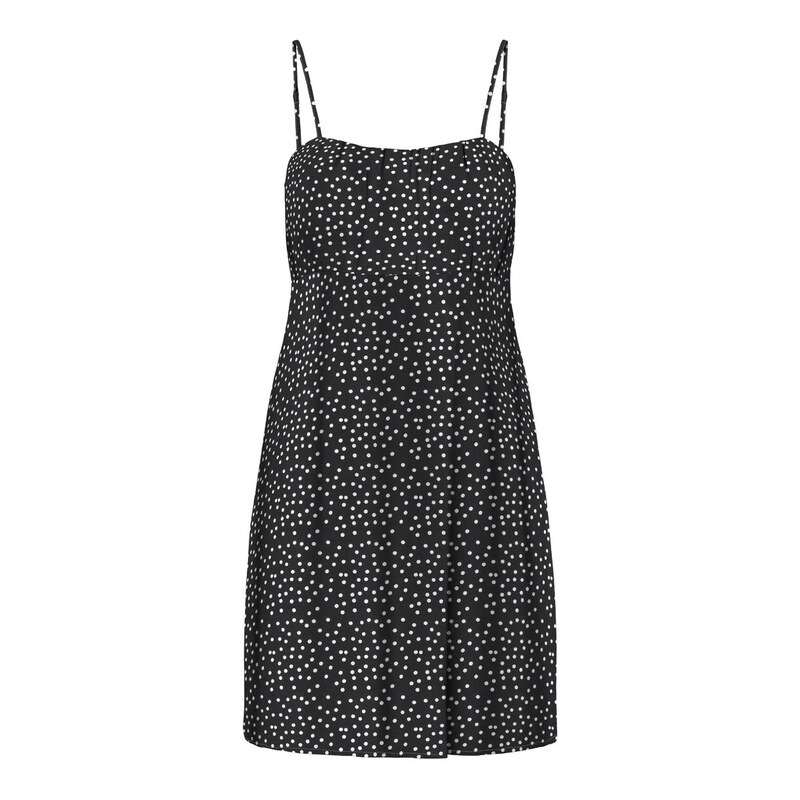 Dámské černé šaty na ramínka Only OnlNova Life Vis Alexis Dress