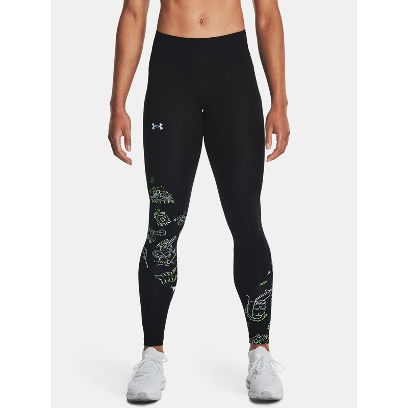 Kompresní legíny Under Armour Run Ur Face Off Tight-BLK