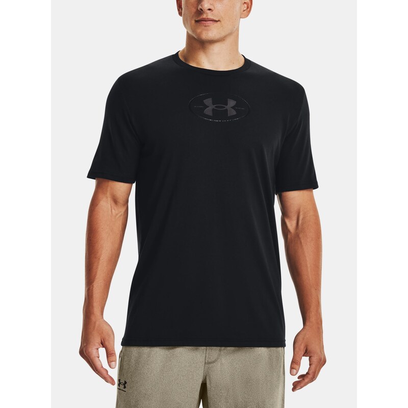 Triko Under Armour Repeat Branded Ss an Black