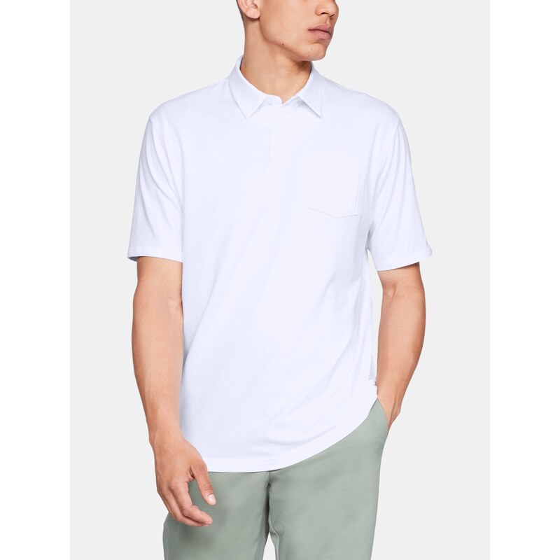 Triko Under Armour CC Scramble Polo Man White