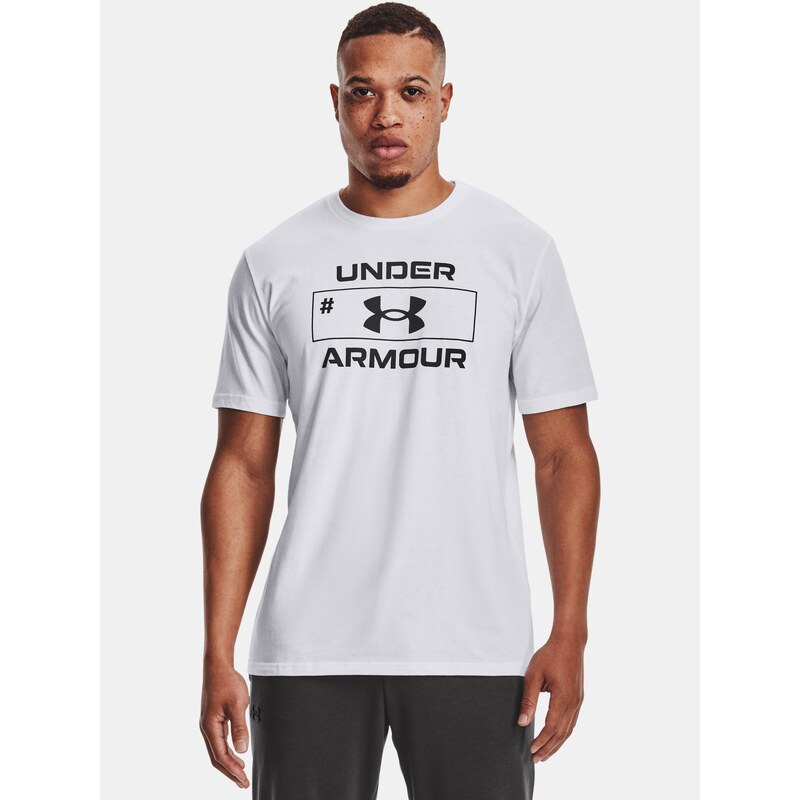 Triko Under Armour Number cript s Man White