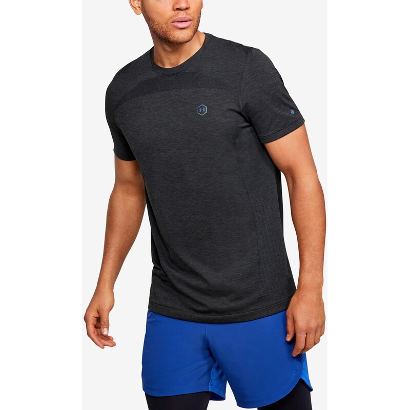 Triko Under Armour Rush HG Seamless Fitted SS Man Black