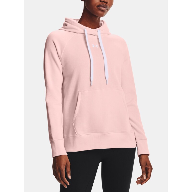Mmikina Under Armour Rival Fleece HB Hoodie Wmn Pink