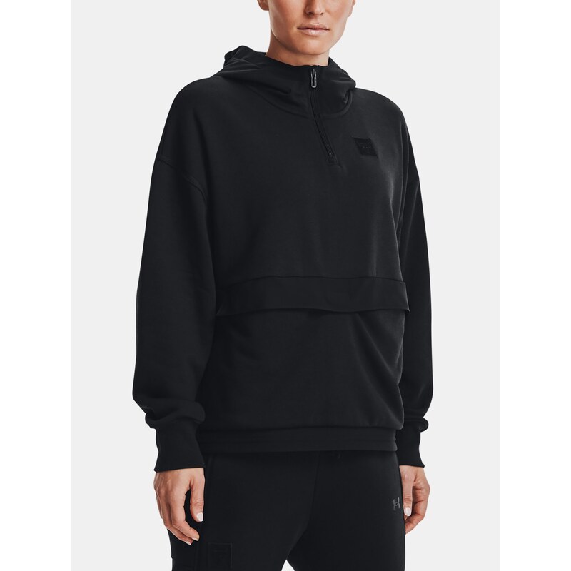 Mmikina Under Armour Prjct Rock Fleece 1/4 Zip Wmn Black