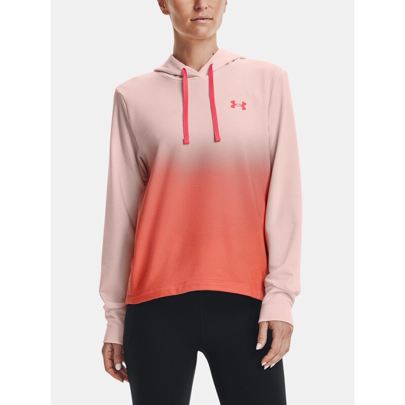 Mmikina Under Armour Rival Terry Gradient Hoodie Wmn Pink