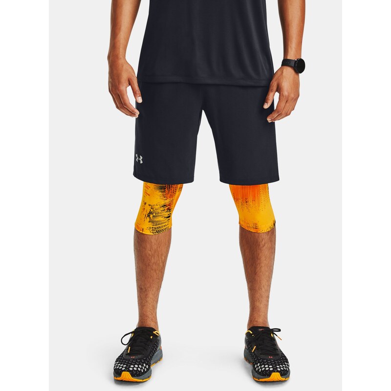Kraťasy Under Armour Launch SW Long 2-in-1 Printed Short an Black