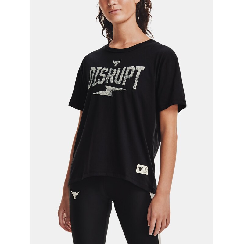 Triko Under Armour Project Rock Disrupt Wmn Black