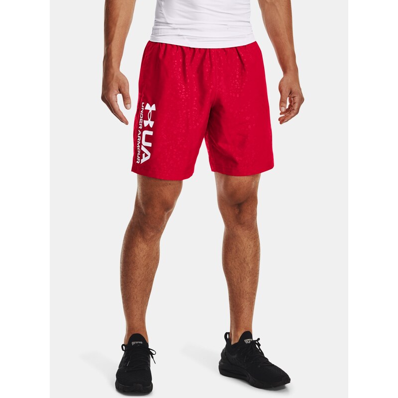 Kraťasy Under Armour Woven Emboss Shorts Man Red