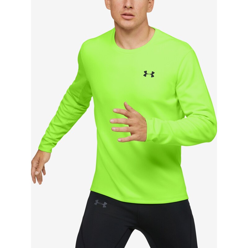 Triko Under Armour Qualifier Coldgear Longsleeve Man Green