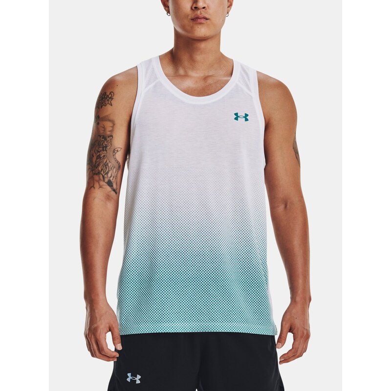 Tílko Under Armour STREAKER WIND SINGLET Man White