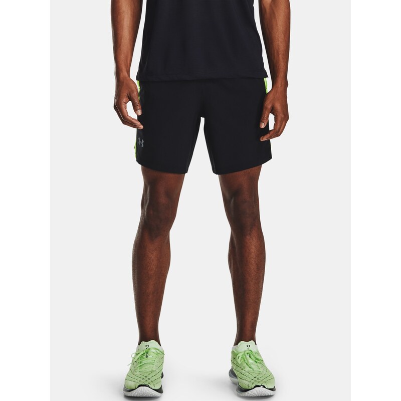 Kraťasy Under Armour Launch SW 7'' Tape Short an Black