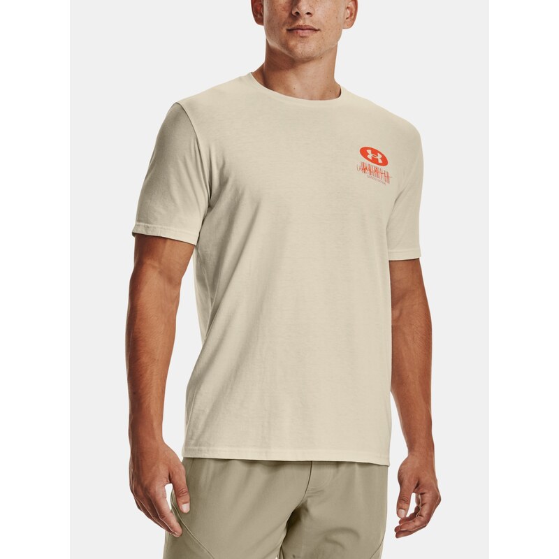 Triko Under Armour Symbol Barcode Ss Man Brown