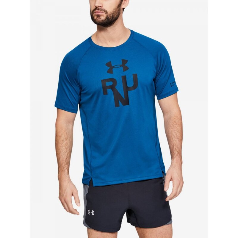 Triko Under Armour Qualifier Glare Shortsleeve an Green