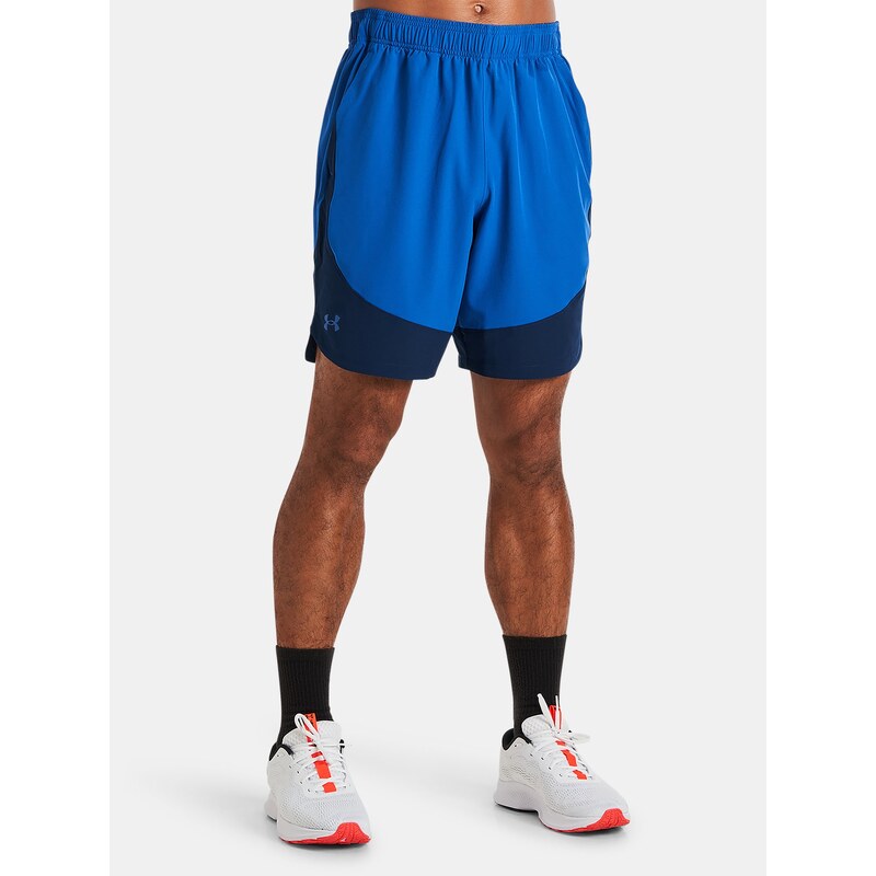 Kraťasy Under Armour HIIT Woven Colorblock Sts Man Blue 3XL