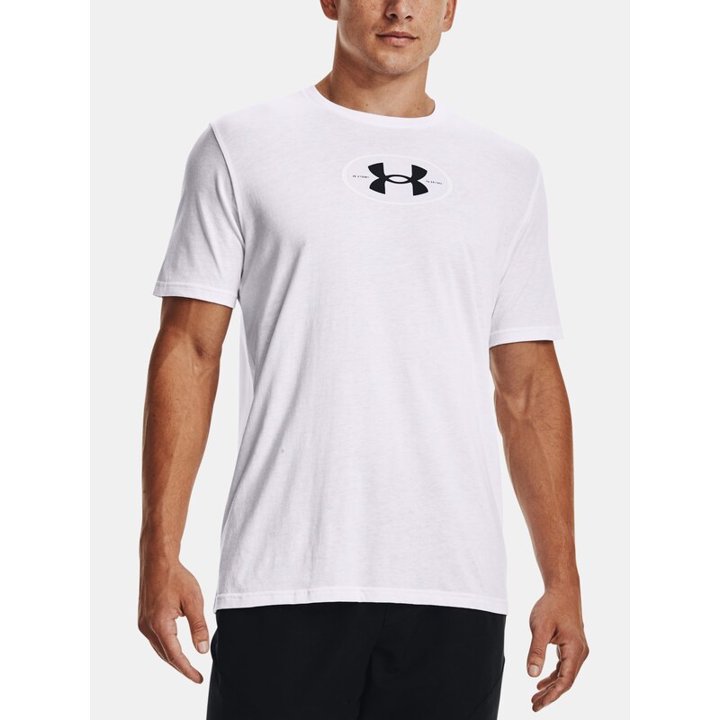 Triko Under Armour Repeat Branded s Man White