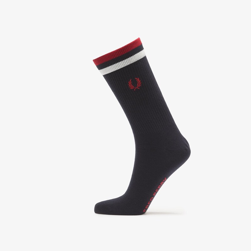 Ponožky Fred Perry Tipped Sports Sock Navy/ Snow White/ Burnt