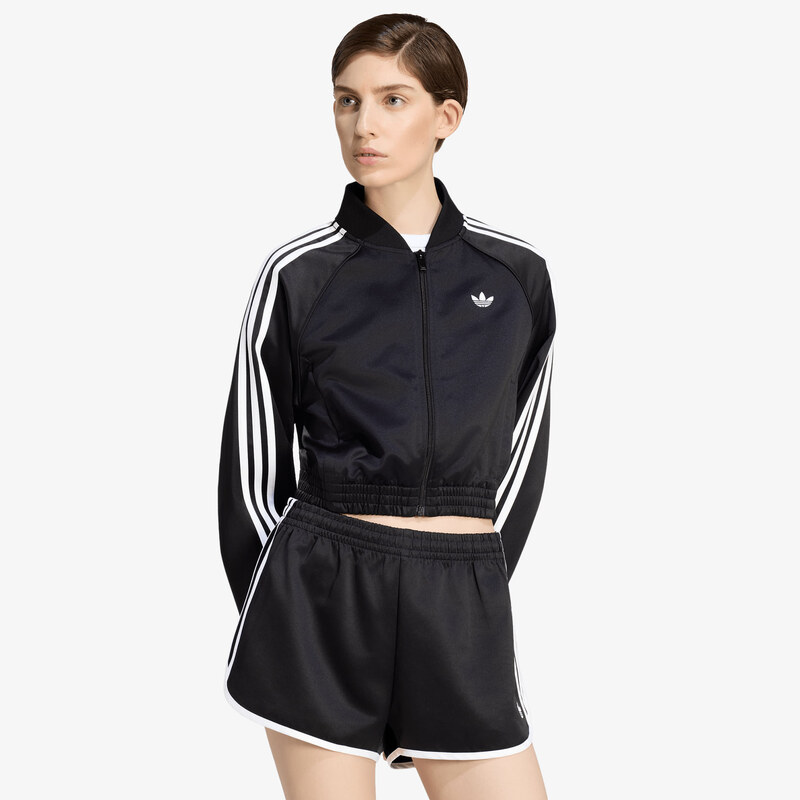 adidas Originals Bunda adidas Satin Sst Jacket Black/ White S